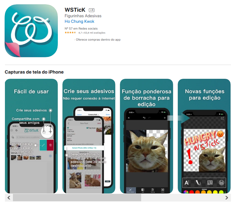 Aplicativo iOS Para Fazer Figurinha No WhatsApp Do iPhone