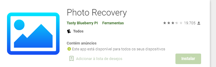 App Para Restaurar Vídeos Deletados No Android Fonte: Play Store
